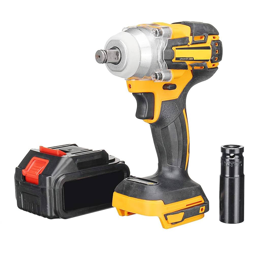 Cordless Impact Wrench – 20V | 380Nm Torque | Lithium-Ion | 2 Batteries