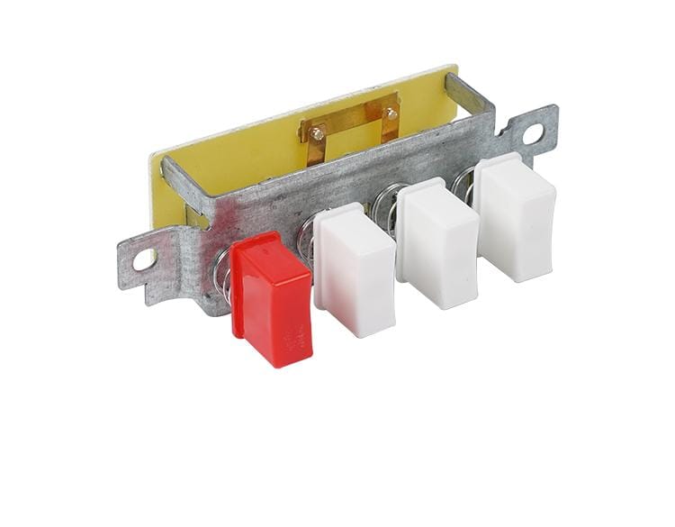 BAIQIAO Piano Switch – 4 Button Control | National Blender & Juicer Compatible | Durable Metal Frame