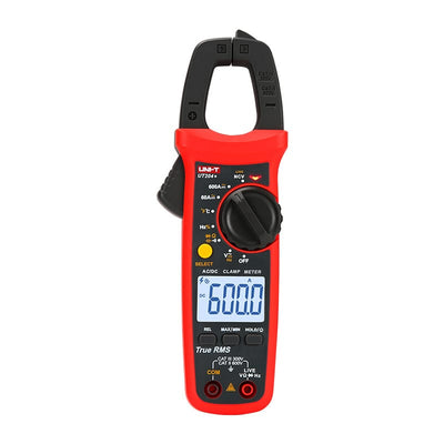 Digital Clamp Meter – UNI-T UT204+ | True RMS | AC/DC Current | Overload Protection