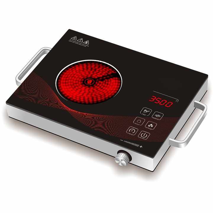Infrared Cooker – Vigoo | 3500W | Touch & Knob Control | All Cookware Compatible | Auto Shut-Off