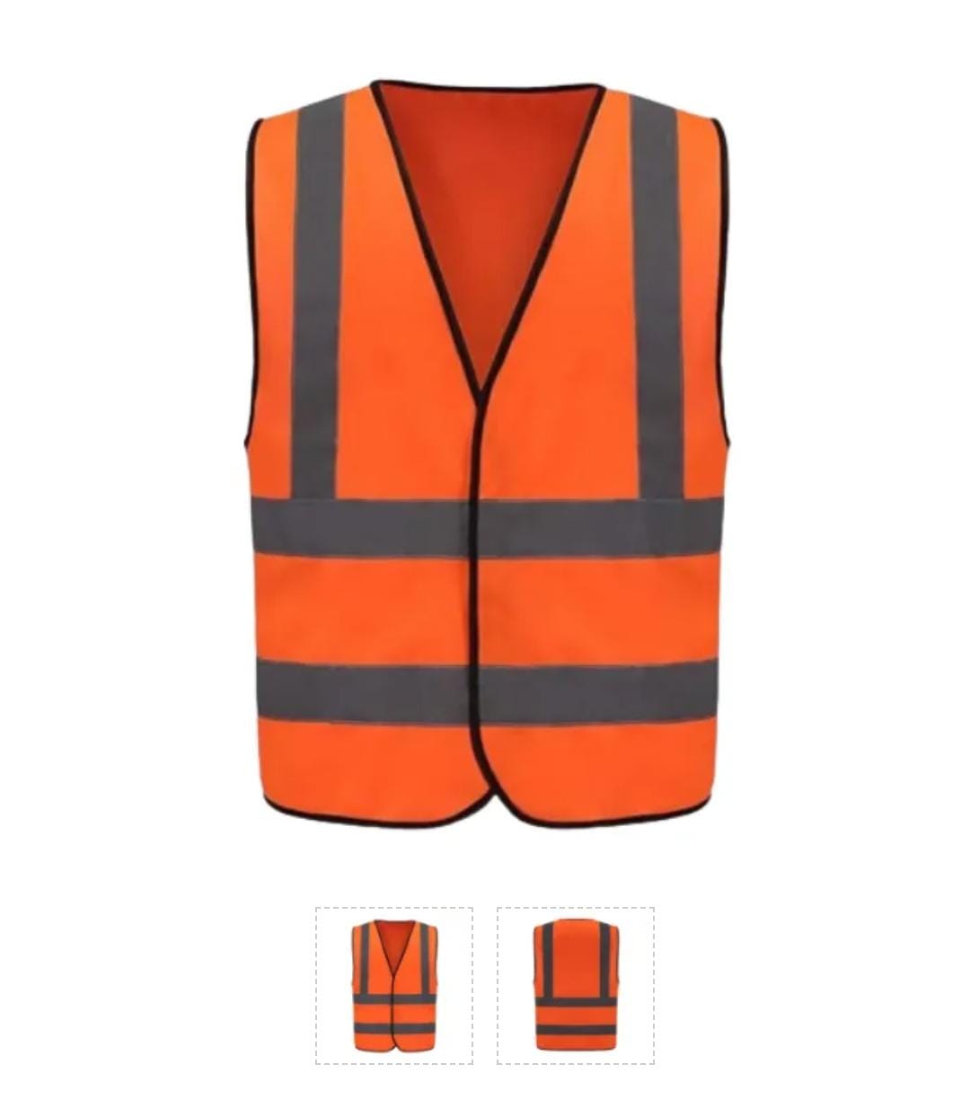 Safety Vest – High Visibility | Dual Reflective Strips | Polyester | Standard Size