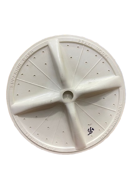 Pearl Model Washing Machine Pulsator – 12" Diameter | Gutka Teeth | Superior Wash Plate for Top-Load Machines