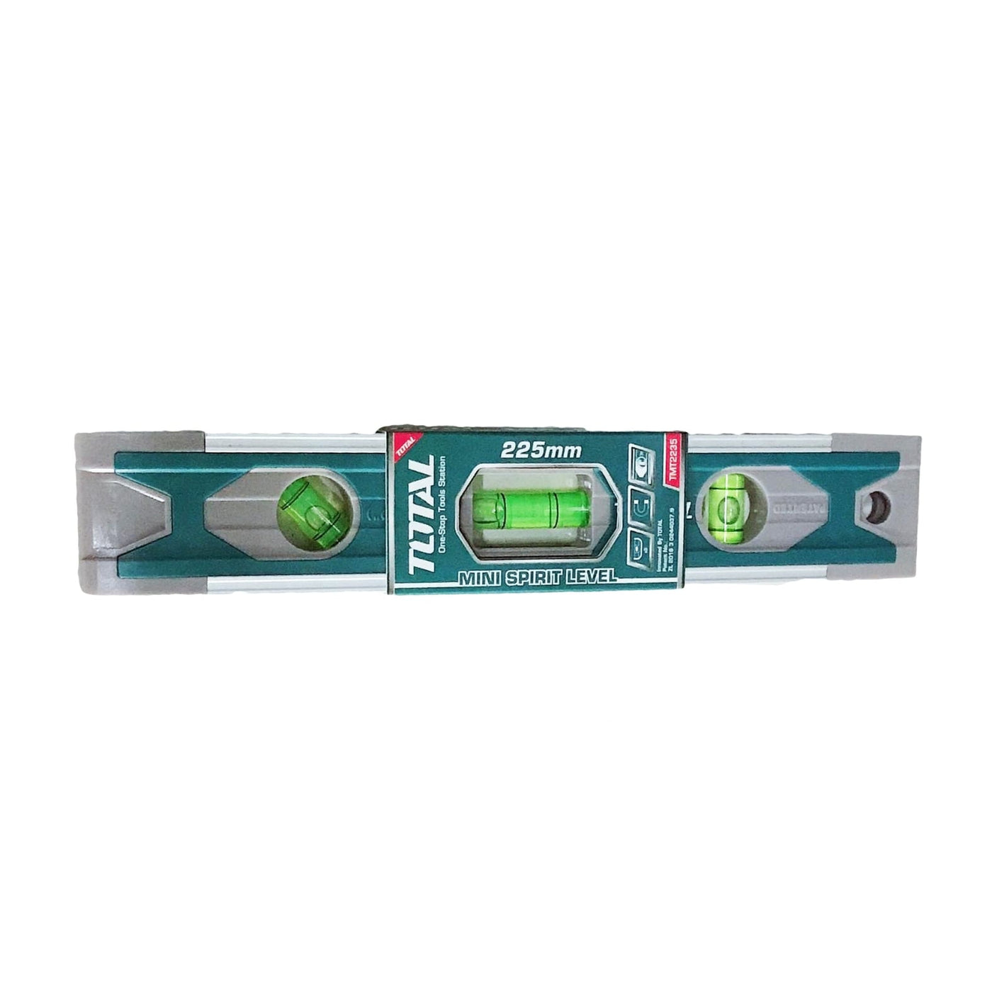 Mini Spirit Level – 225mm | Magnetic Base | TOTAL Brand