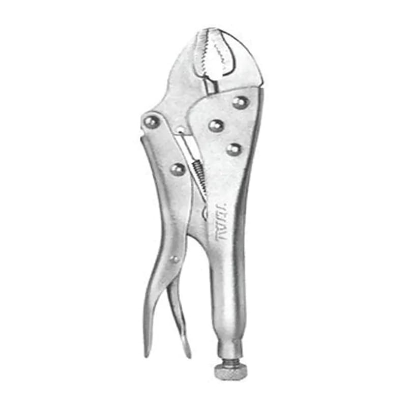 Curved Jaw Locking Plier – 10″ | TOTAL Brand | Heavy-Duty Grip Tool