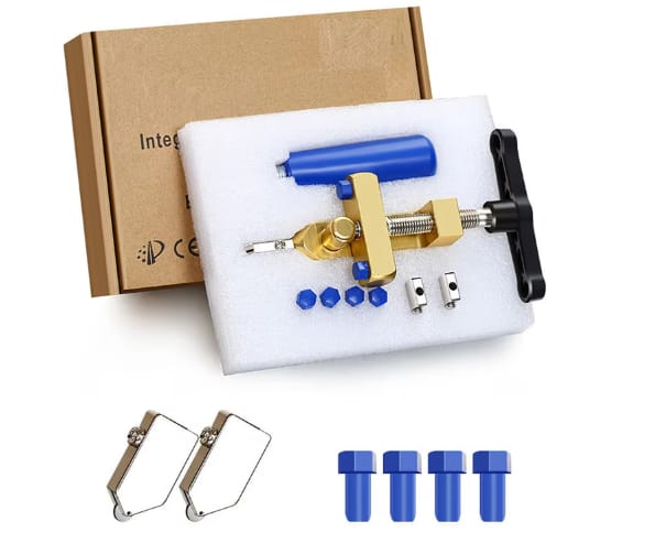 2-in-1 Glass & Tile Cutter | Fine Wheel Blade | Lightweight Design