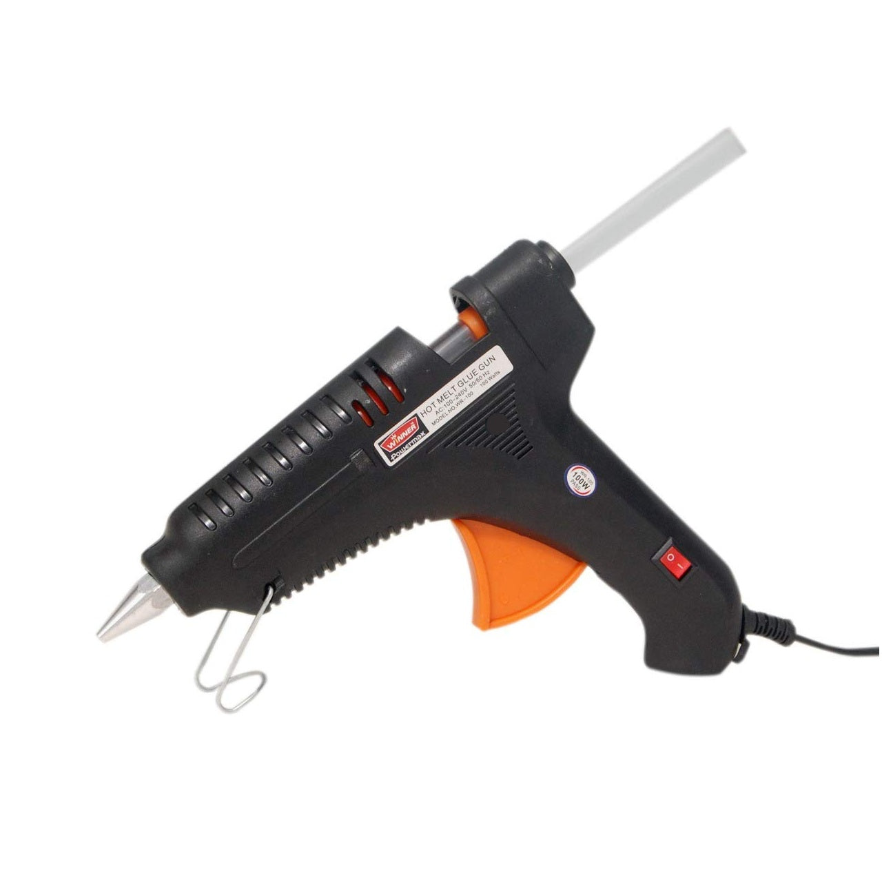 Hot Melt Glue Gun 100W – With 10 Glue Sticks | Craft & Repair Tool