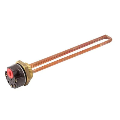 Water Heater Coil – Made in Italy | Copper & Brass | 1500W / 2000W | Geyser Element for 15–55 Gallon Tanks