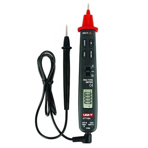 Pen-Type Digital Multimeter – UNI-T UT118B | Auto Scan | Flashlight | CAT III 300V | 3000 Count