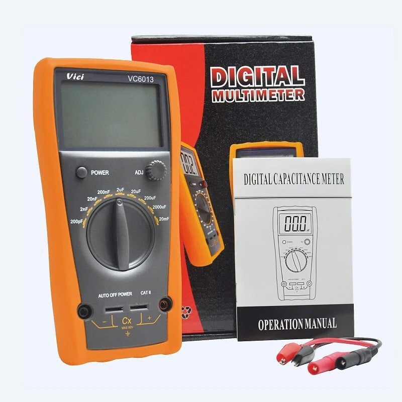 Digital Capacitance Meter – Vici VC6013 | 0.1pF to 20,000μF | High Accuracy | CAT II Rated
