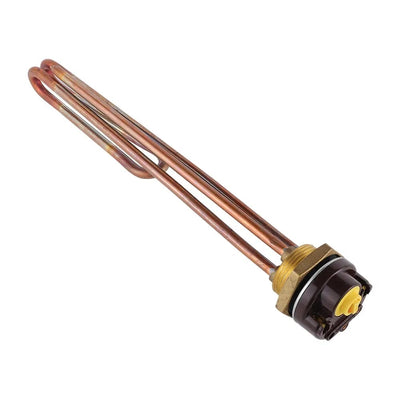 Water Heater Coil – Made in Italy | Copper & Brass | 1500W / 2000W | Geyser Element for 15–55 Gallon Tanks