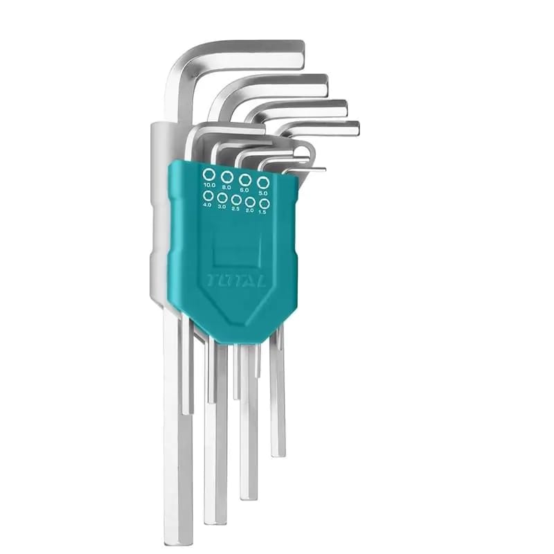 Hex Key Set – 1.5mm to 10mm | TOTAL Brand | 9-Piece Set