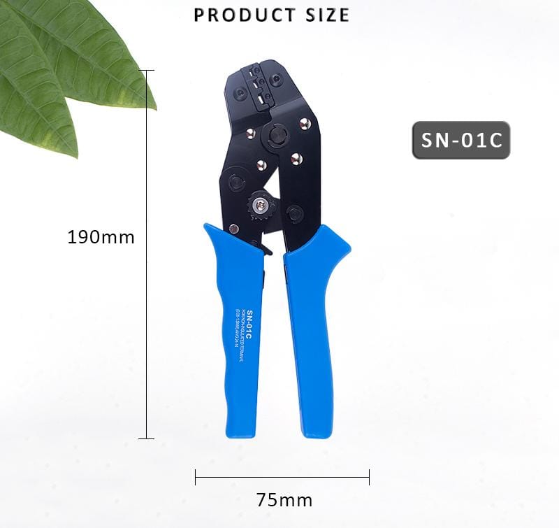 Ratcheting Crimping Tool – YTH-30J | Insulated Terminals | 20–10 AWG | 0.5–6 mm² | Precision Grip