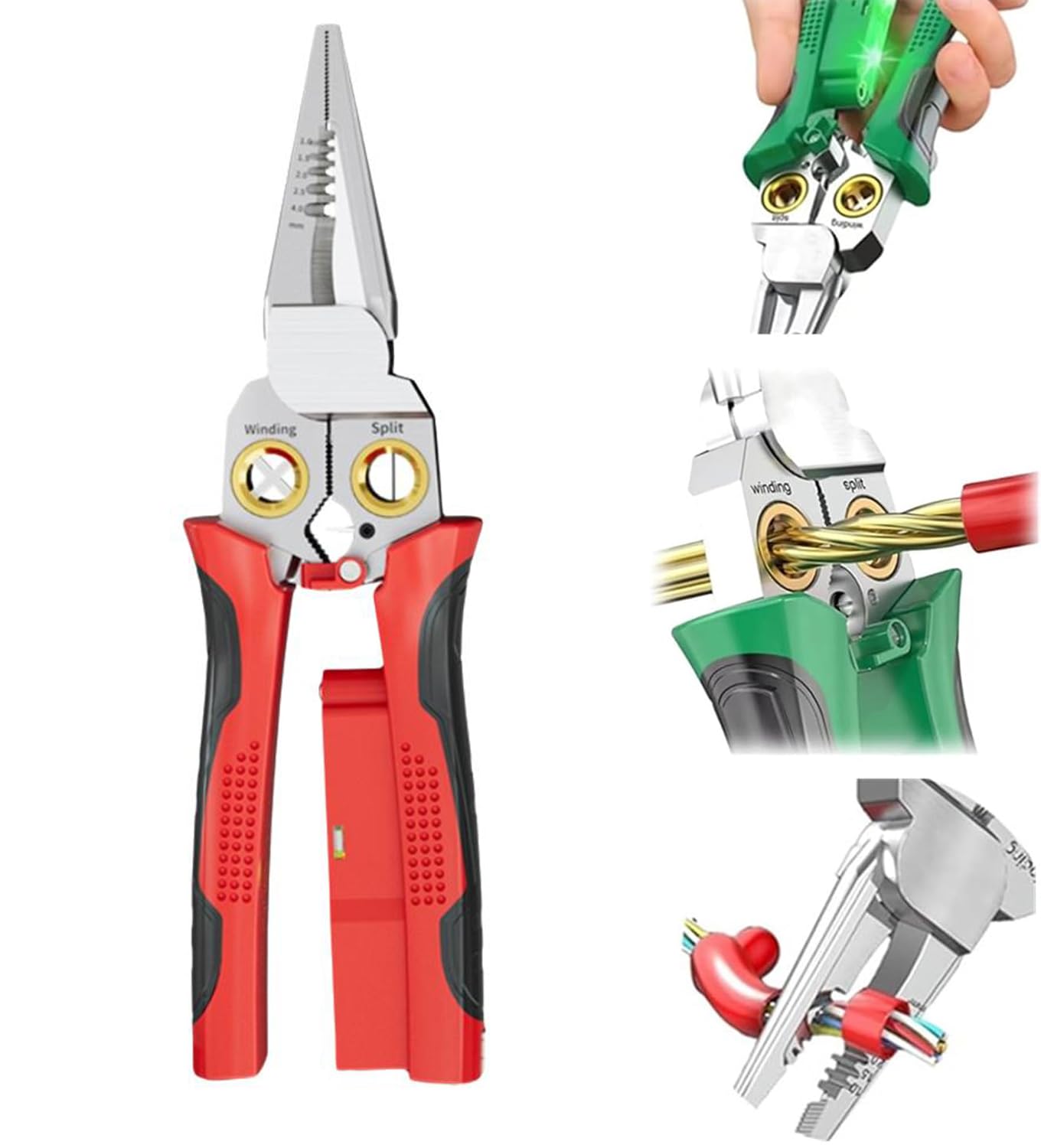 7-in-1 Stainless Steel Electrician Pliers – Multi-Function Tool | High Quality